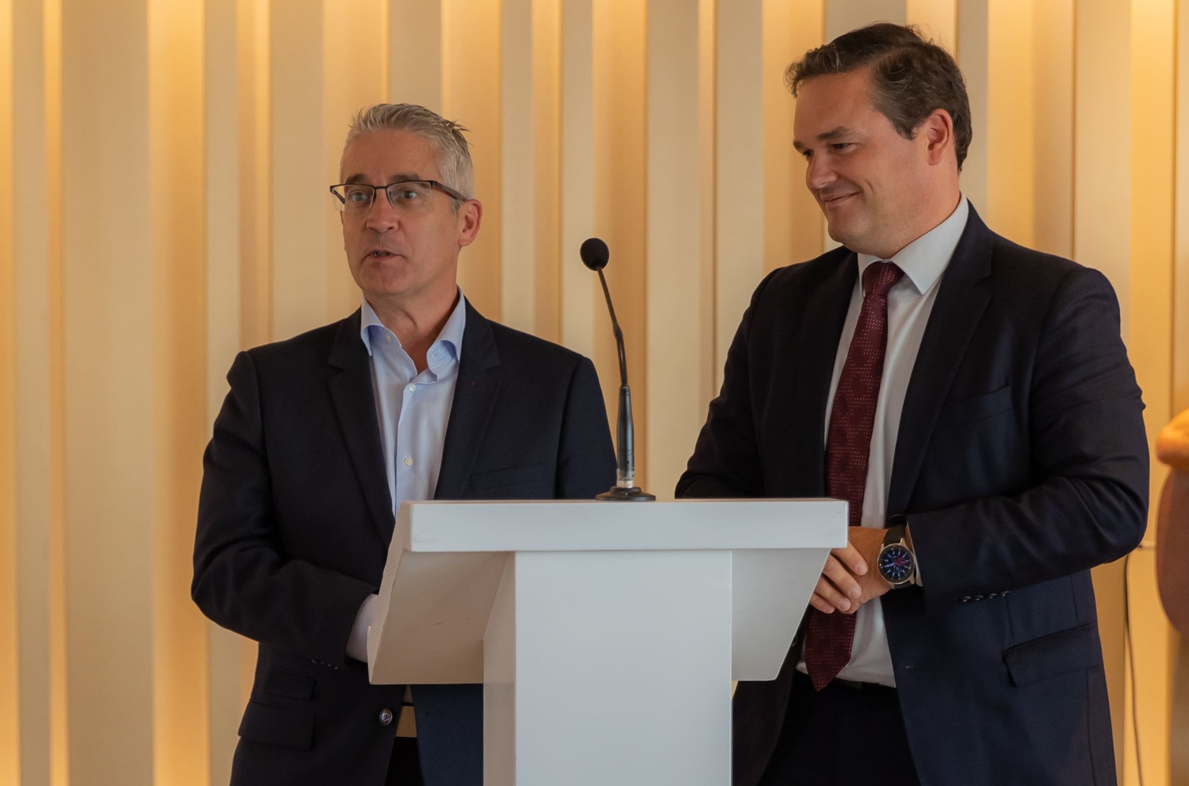 Miguel López Crespo (UCGAL) e José Luis Cabarcos Corral (AGACAL)